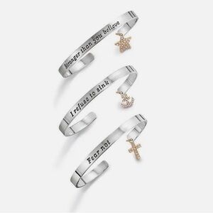 Avon bracelet My truth Charm bracelet Cross